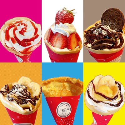 究極もちもち生地が自慢のクレープ